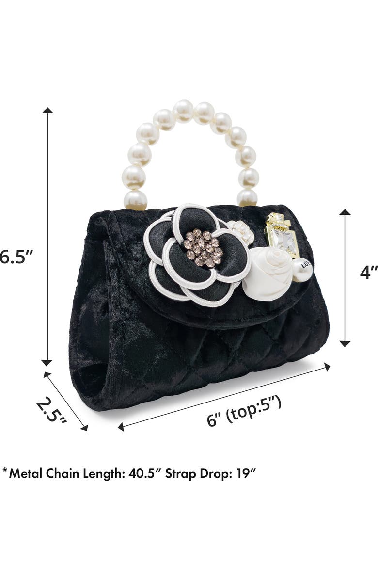 Puttisu Handbag - Velvet Bloom, Alternate, color, Midnight