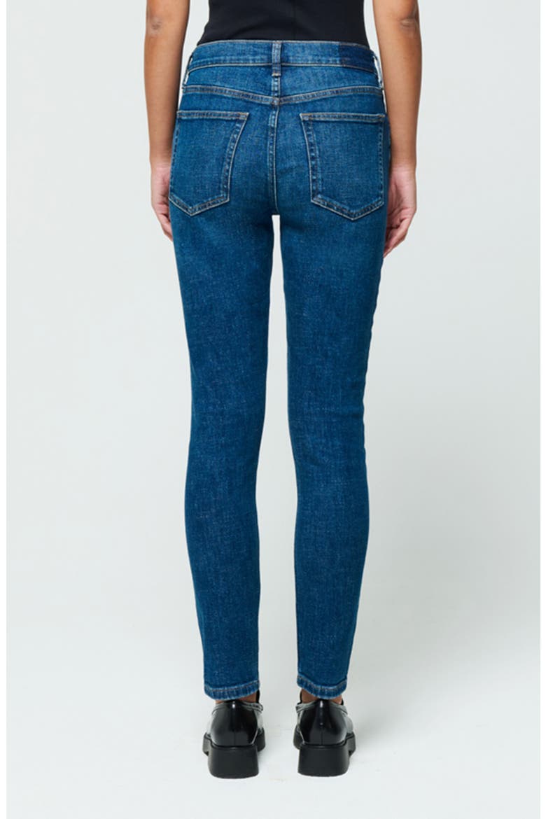 Giselle Mid Rise Skinny Jeans, Alternate, color, CHROME DIOPSIDE