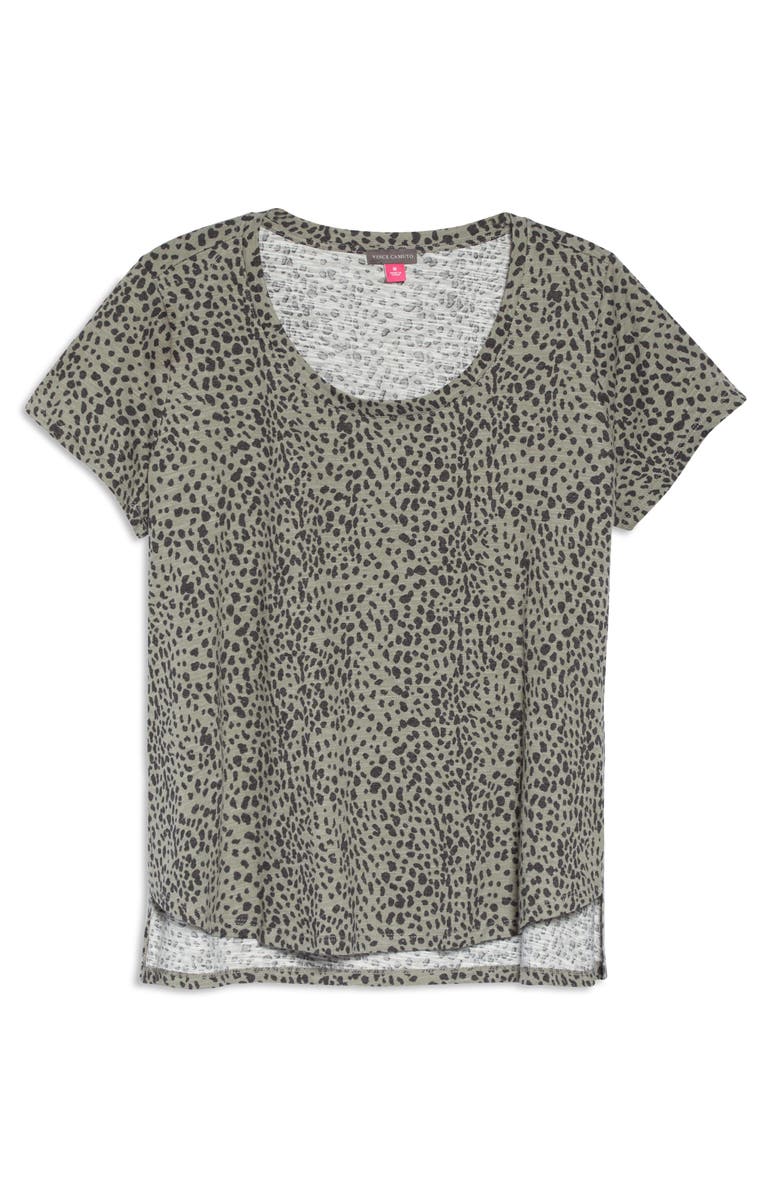Vince Camuto Animal Print T-Shirt, Alternate, color, 