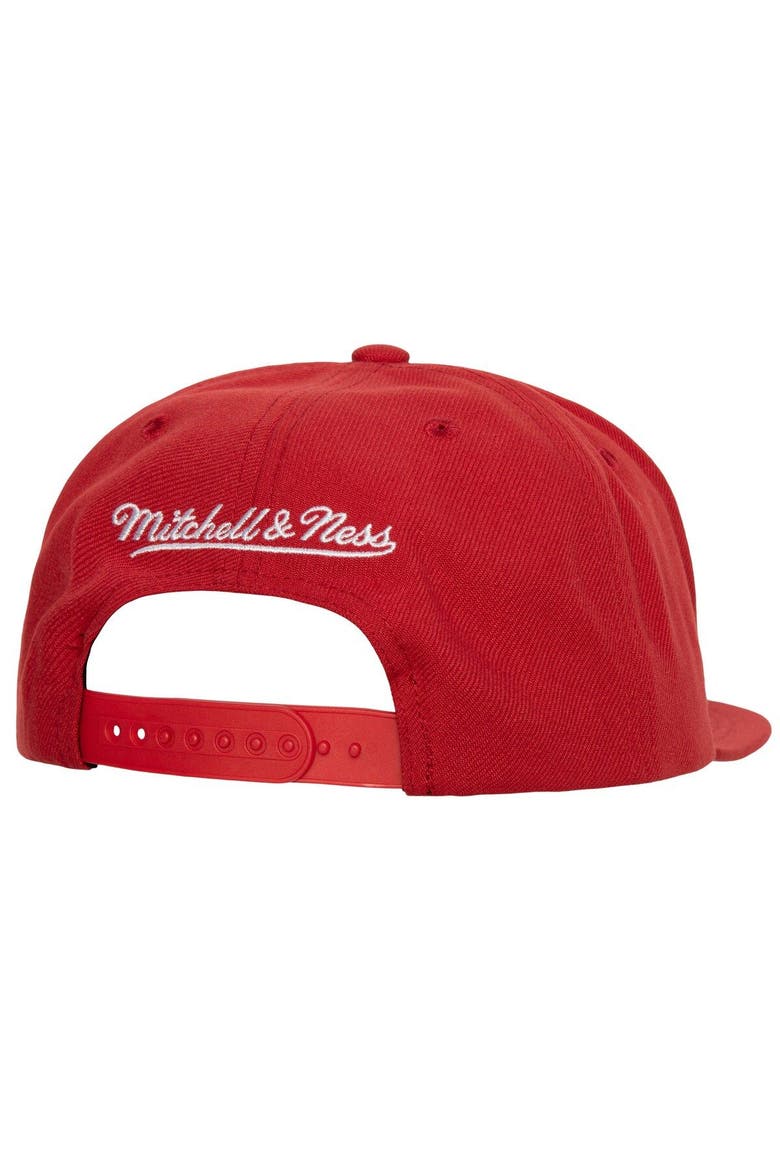 Men's Mitchell & Ness Red Chicago Bulls Champ Stack Snapback Hat, Alternate, color, Red