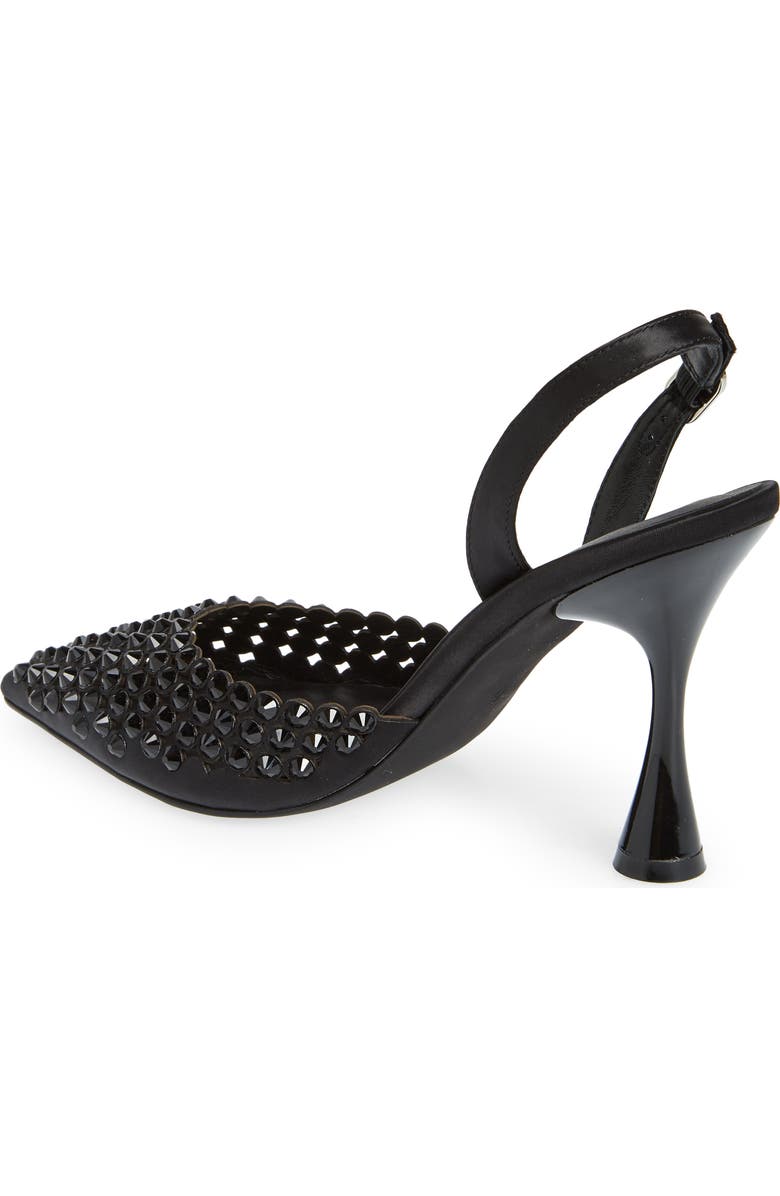 Jeffrey Campbell Shiner Slingback Rhinestone Pointed Toe Pump, Alternate, color,