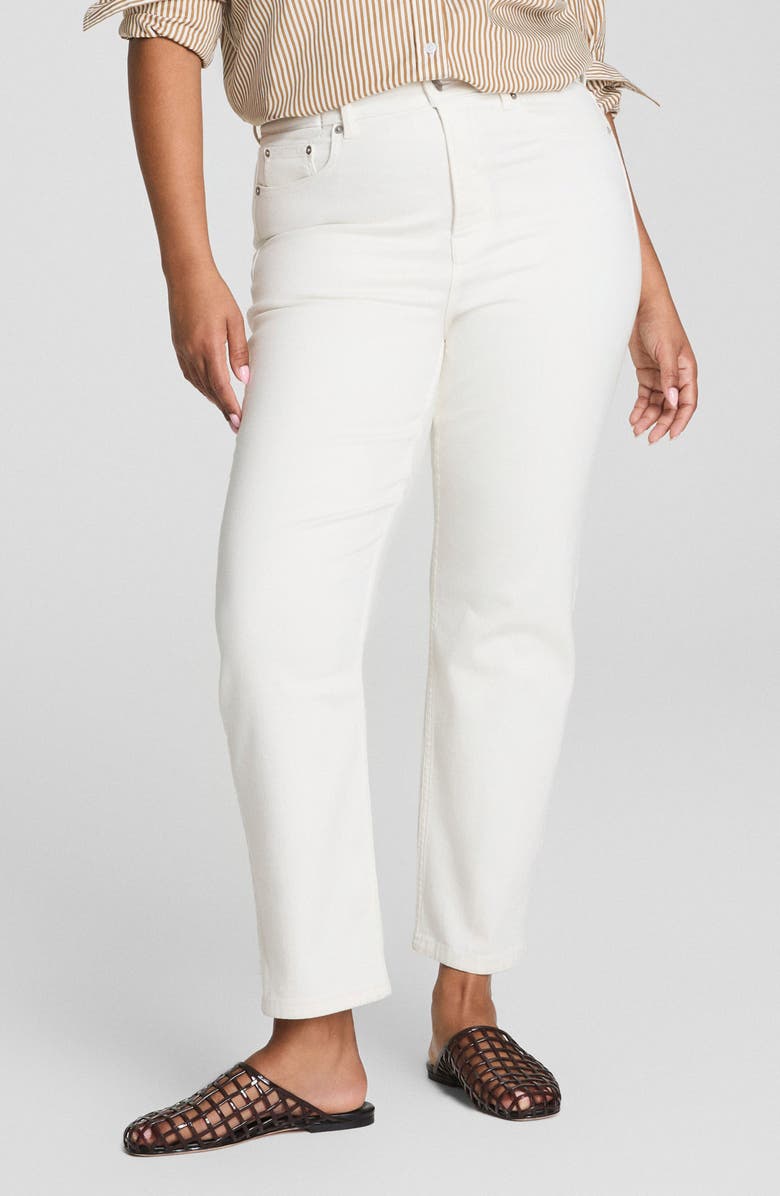 SPANX<sup>®</sup> Slim Straight Leg Jeans, Main, color, Linen