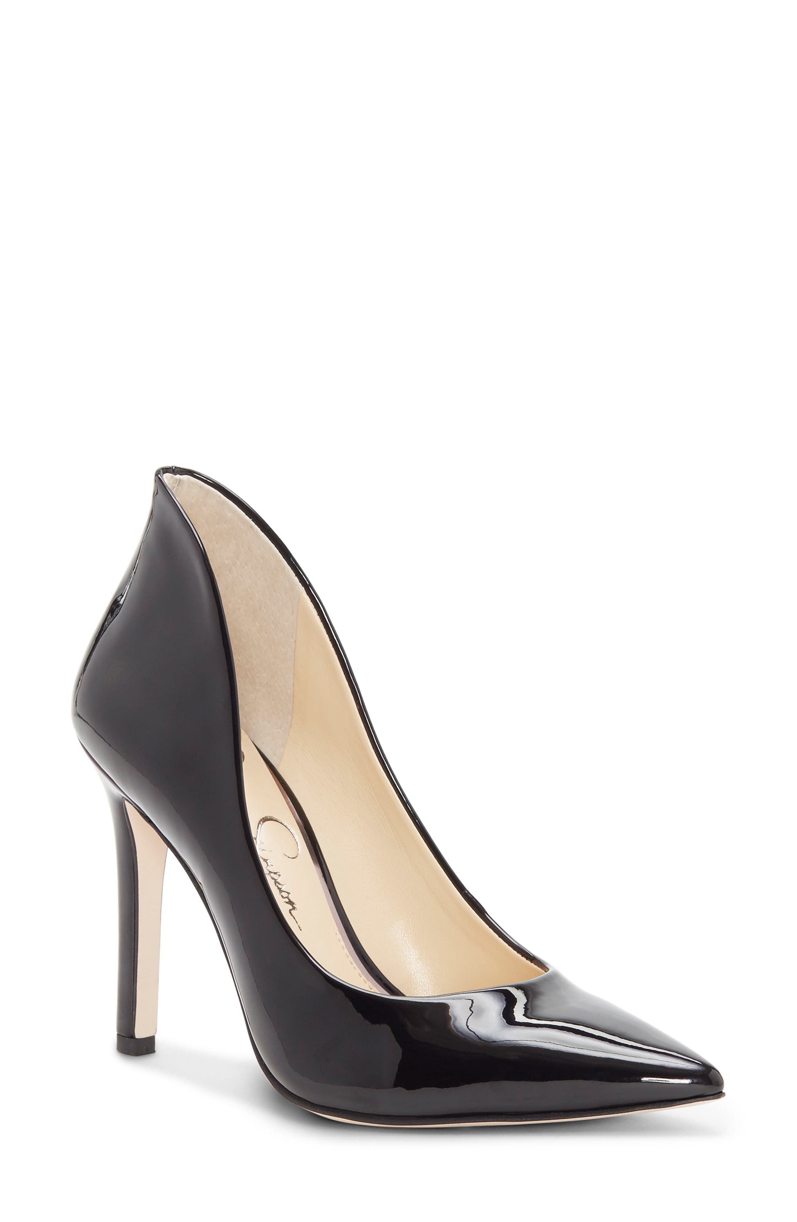 Cambredge Pointed Toe Pump, Main, color, BLACK