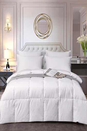 BLUE RIDGE HOME FASHIONS Kathy Ireland All Season White Down Fiber Comforter