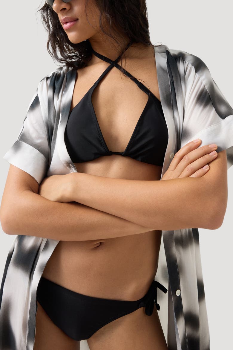 Dress Hedi, Alternate, color, Black/white