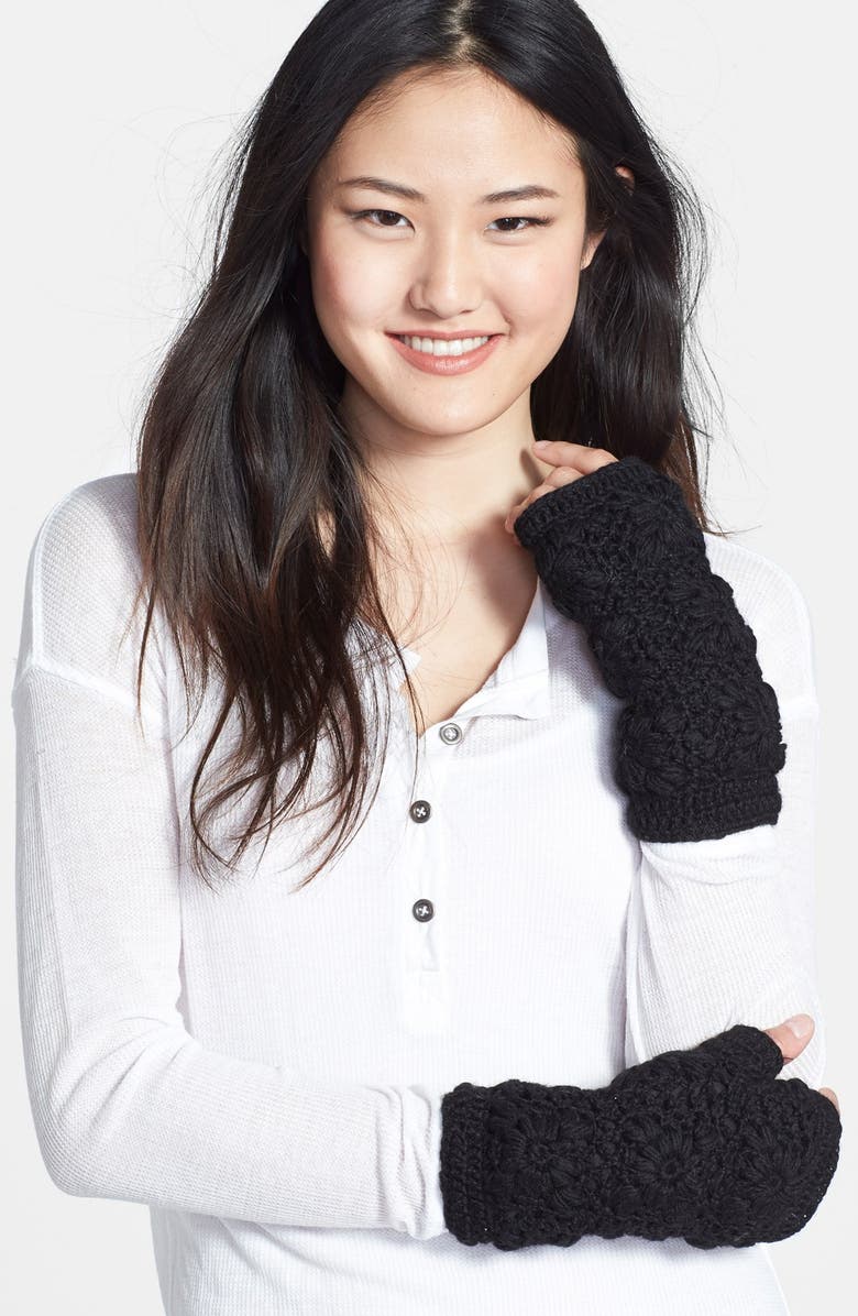 Nirvanna Designs Crochet Handwarmers, Main, color, 