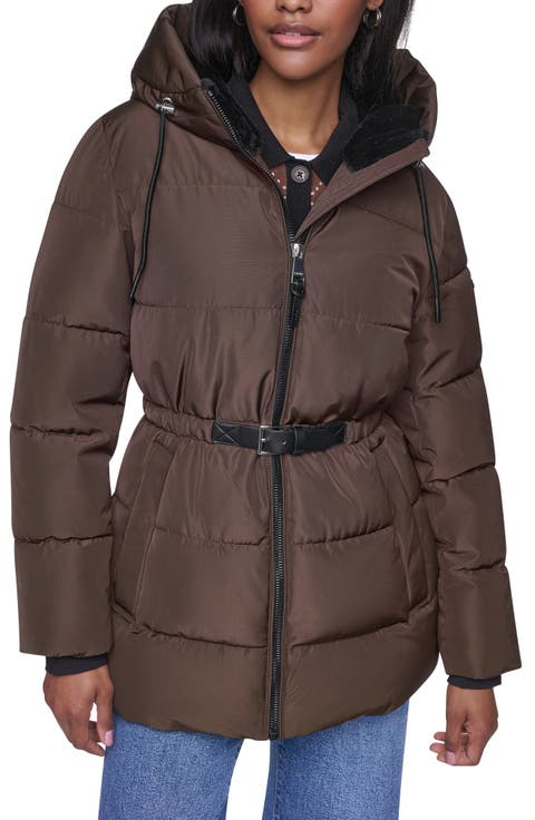 Water Resistant Hooded Puffer Jacket