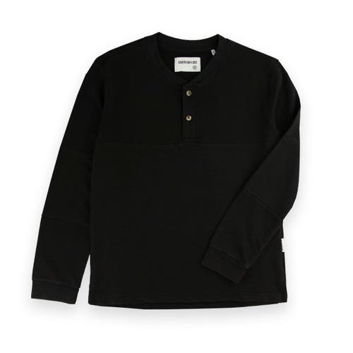 Sovereign Code Constant Knit Henley in Black 