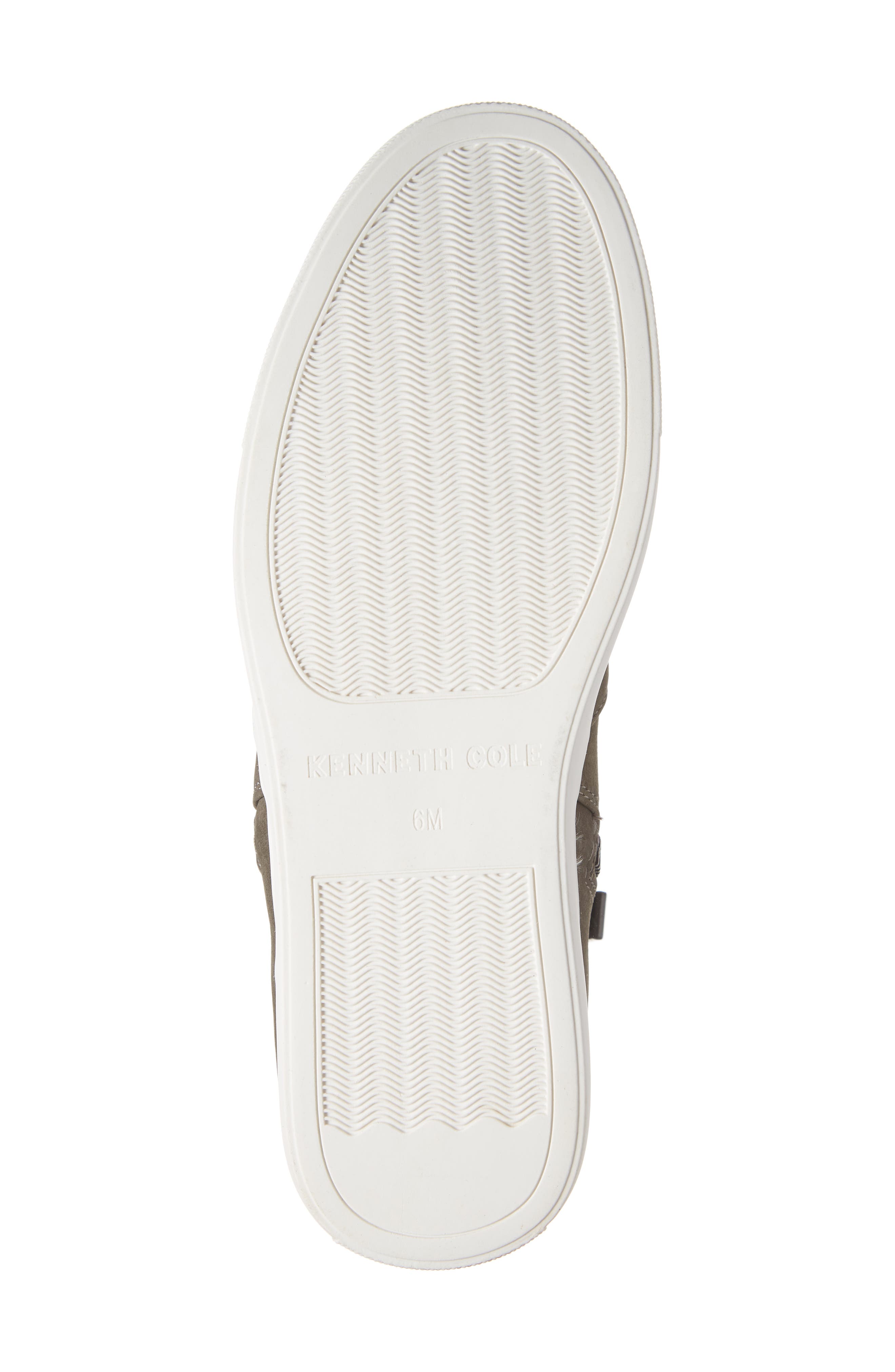 'Kiera' Zip High Top Sneaker, Alternate, color, CEMENT NUBUCK LEATHER