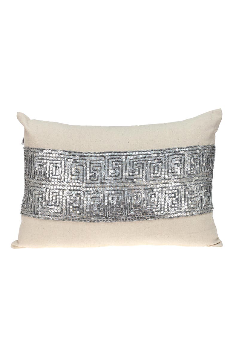 PARKLAND COLLECTION Misty Decorative Accent Pillow, Main, color, Beige