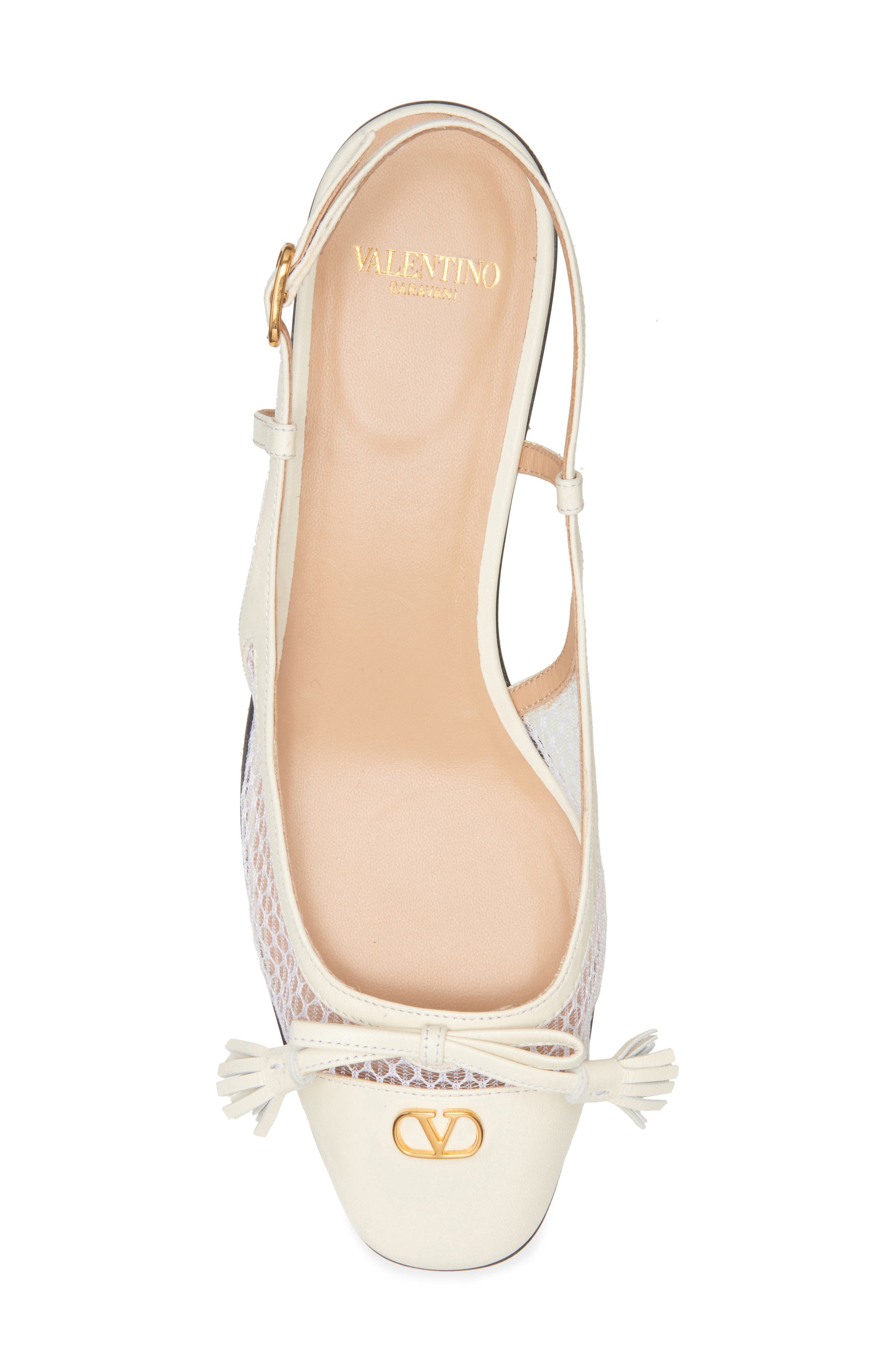 Valet Du Roi Slingback Ballet Flat, Alternate, color, IVORY