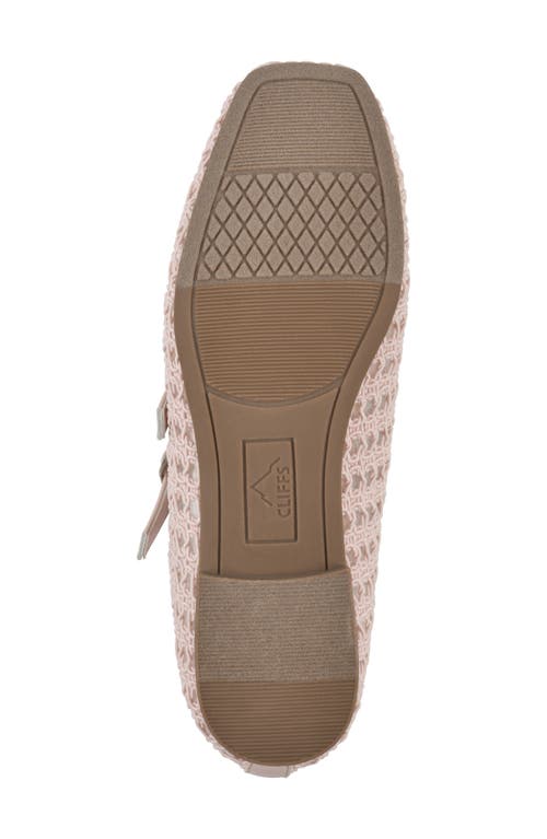Cliffs By White Mountain Besnik Mary Jane Flat In Light Pink