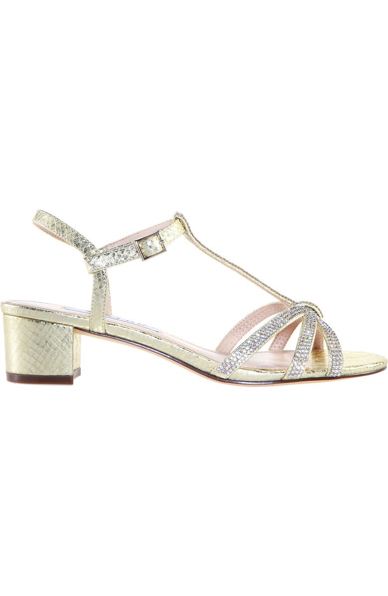 Nina Gwynn Strappy Snake Embossed Sandal, Alternate, color,