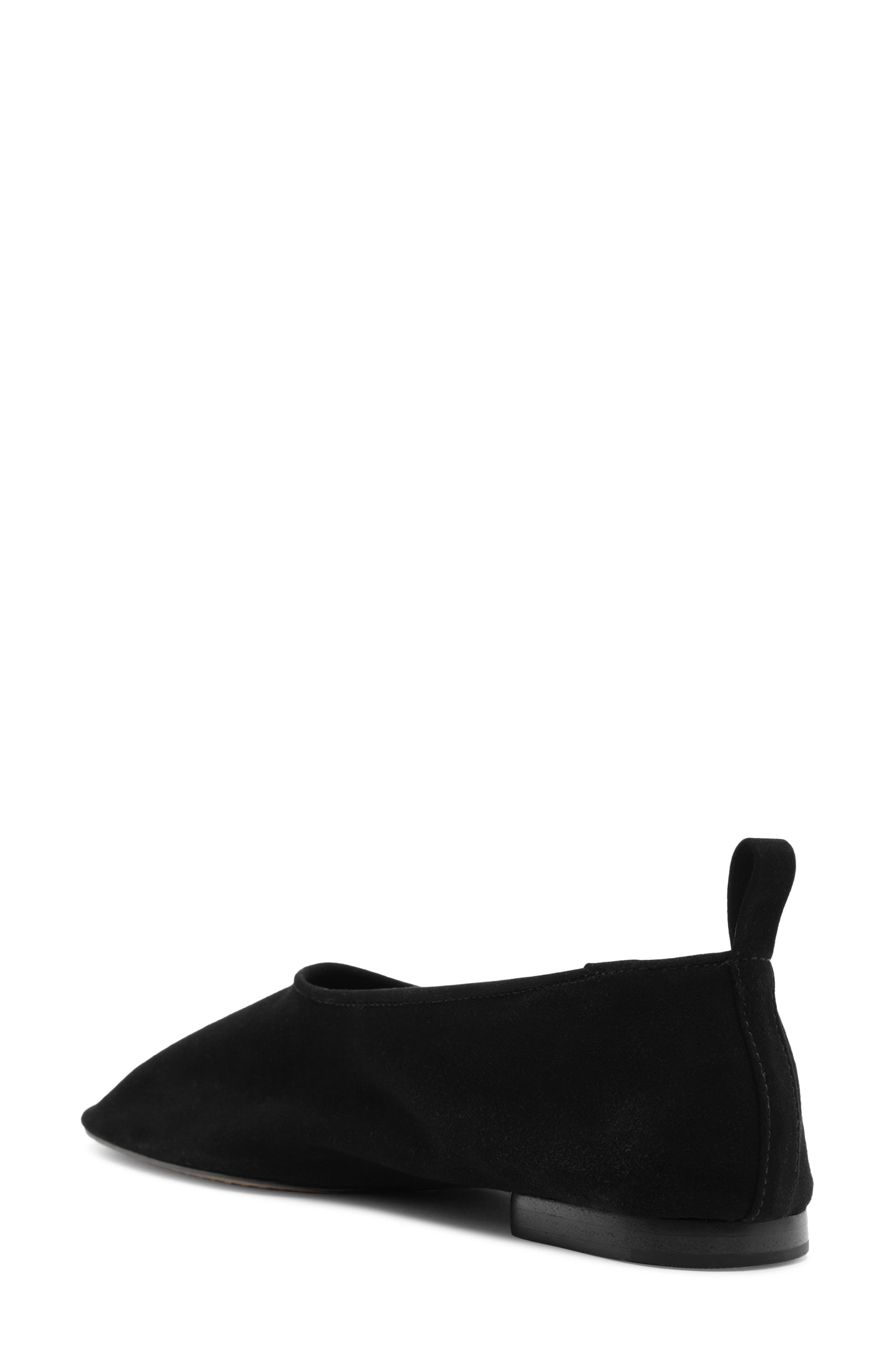Hadley Flat, Alternate, color, BLACK SUEDE