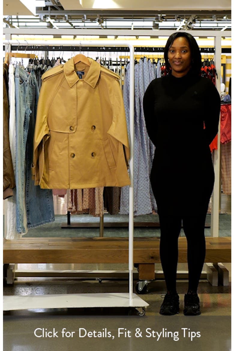 Balloon Cotton Twill Trench Coat (Women) | Nordstrom