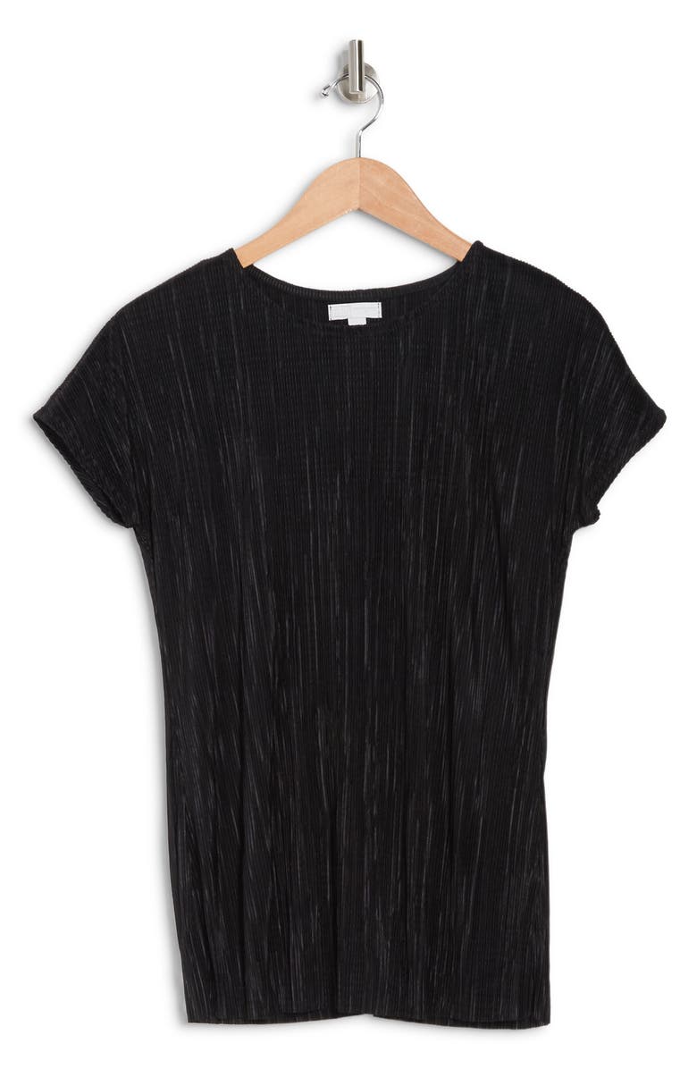 14th & Union 14TH AND UNION Pleated Short Sleeve Top, Alternate, color,