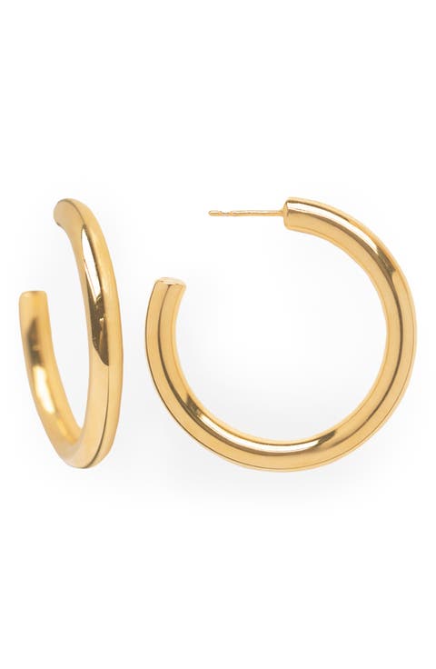 Medium Tube Hoop Earrings