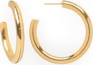 Local Eclectic Medium Tube Hoop Earrings