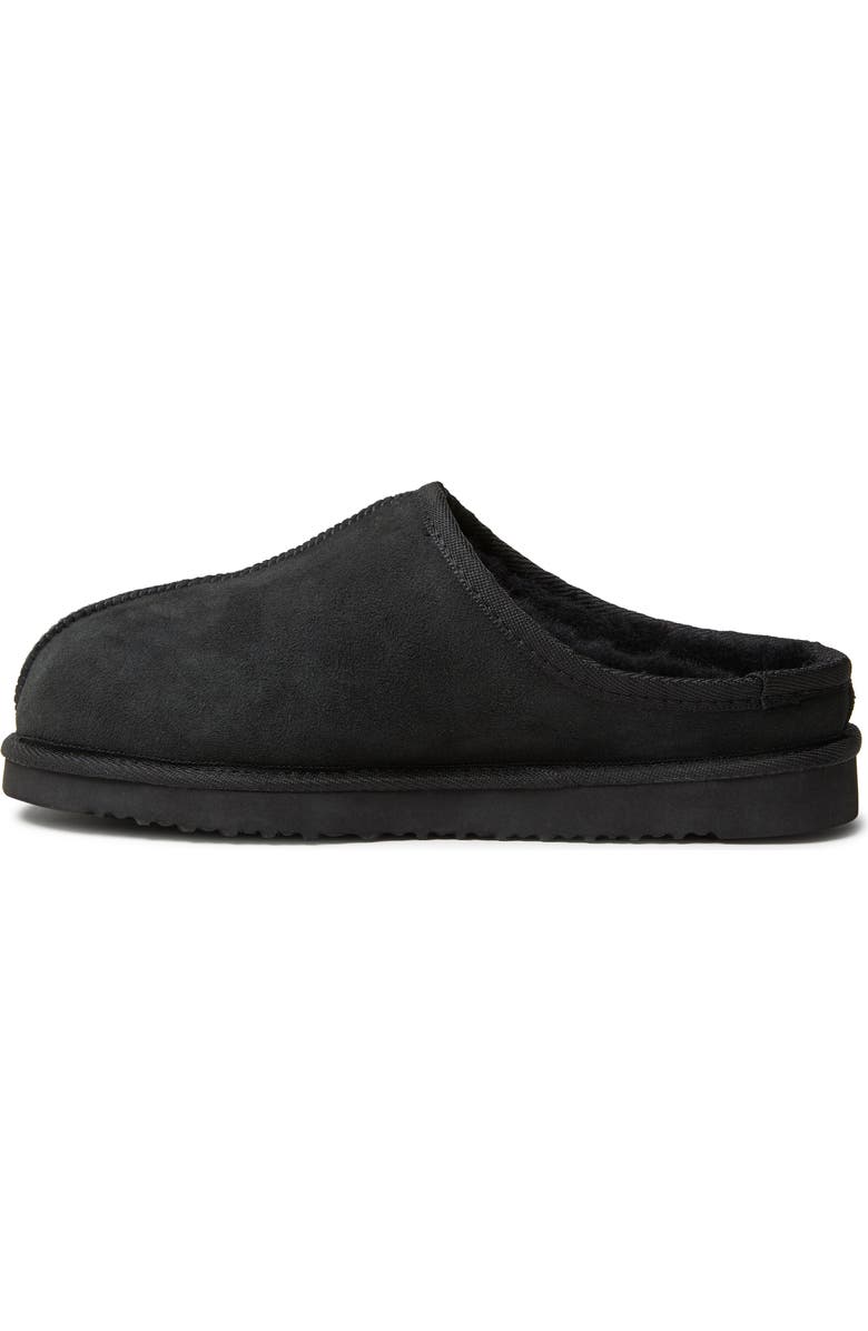 DEARFOAMS Fireside Grafton Genuine Shearling Clog Slipper, Alternate, color, Black