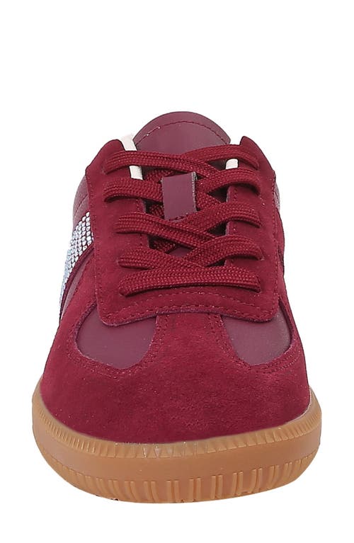 Berness Love Low Top Sneaker In Burgundy