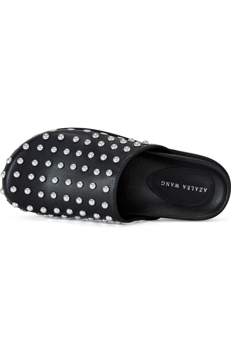 AZALEA WANG Traverse Studded Mule, Alternate, color, Black