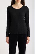 Eileen Fisher Crinkle Knit Top
