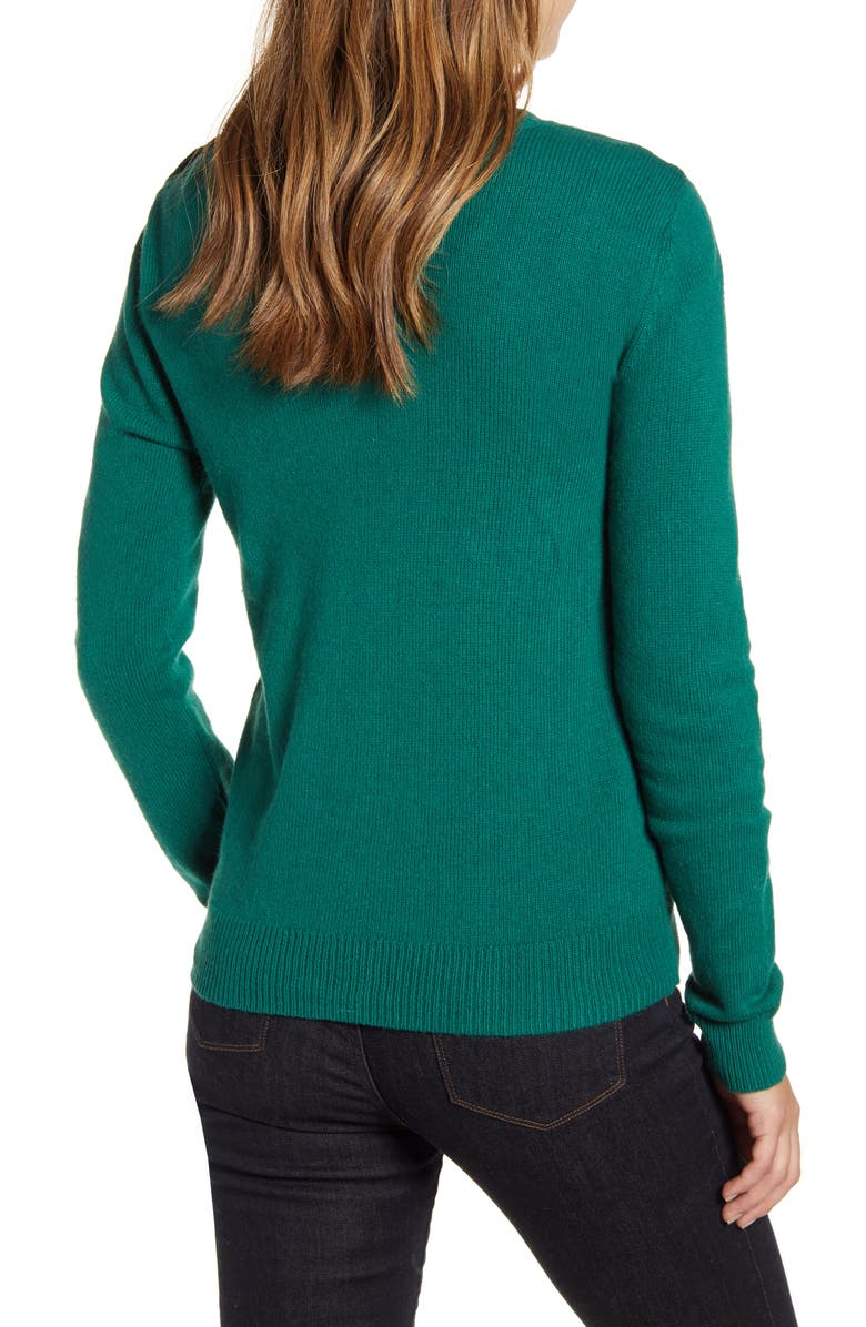 1901 Shoulder Button Cotton & Wool Blend Crewneck Sweater, Alternate, color, 