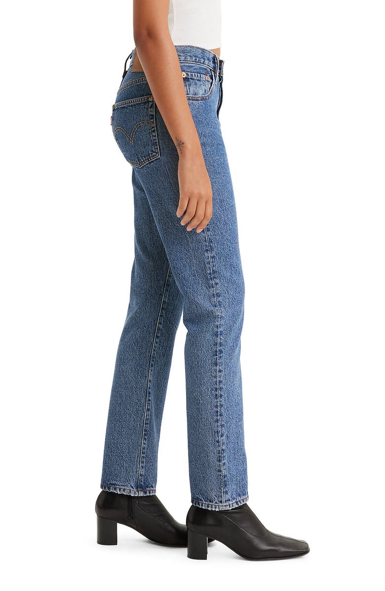 Levi's<sup>®</sup> 501<sup>®</sup> Original High Waist Straight Leg Jeans, Alternate, color,