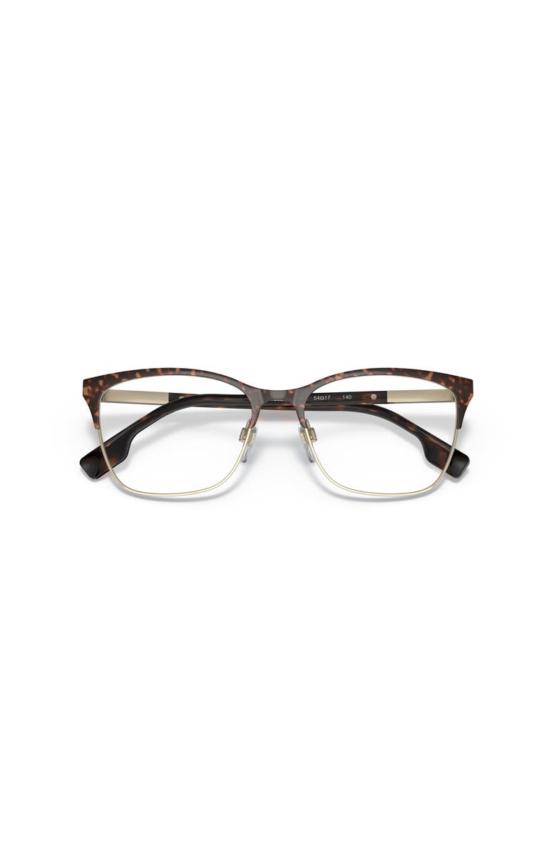 Burberry 54mm Cat Eye optical glasses, Alternate, color, Gold
