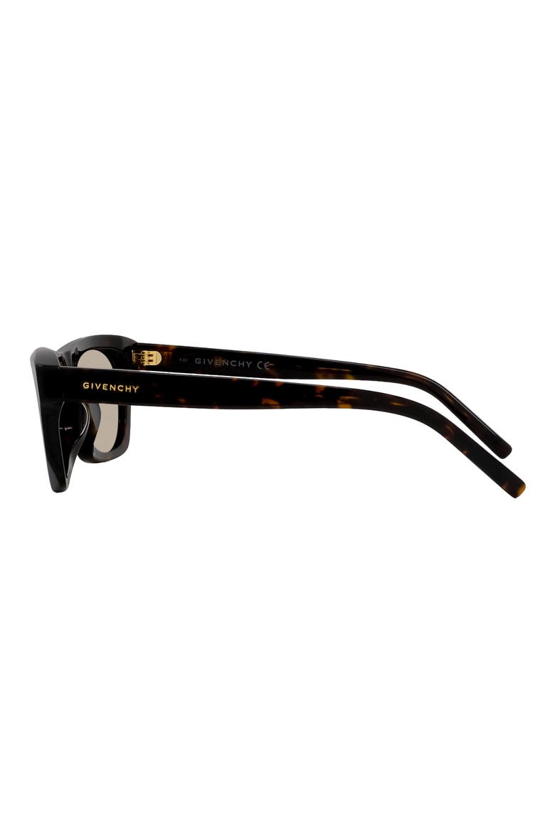 Day 55mm Square Sunglasses, Alternate, color, DARK HAVANA / GREEN