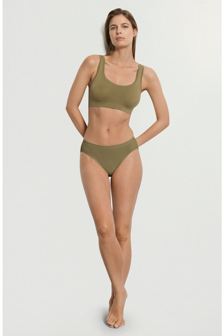 Touch Feeling High Cut Briefs, Alternate, color, COVERT GREEN