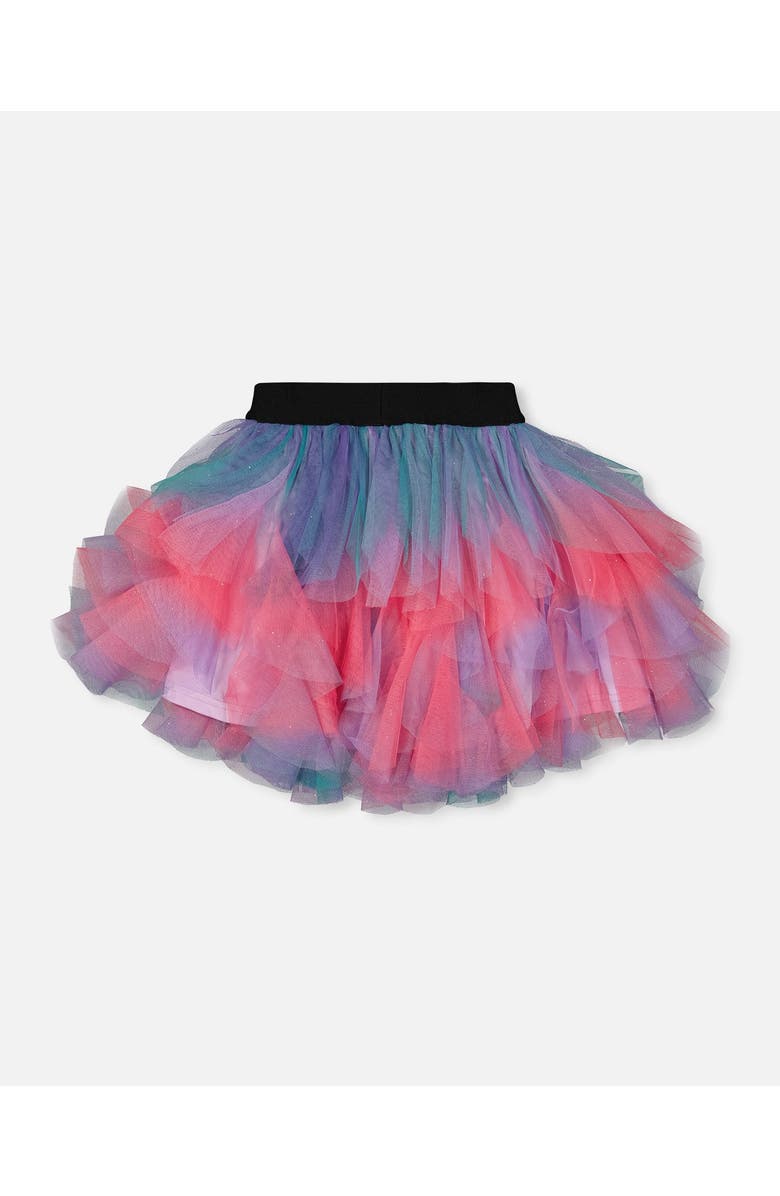 Deux par Deux Multi Layer Mesh Skirt, Alternate, color, Multicolor
