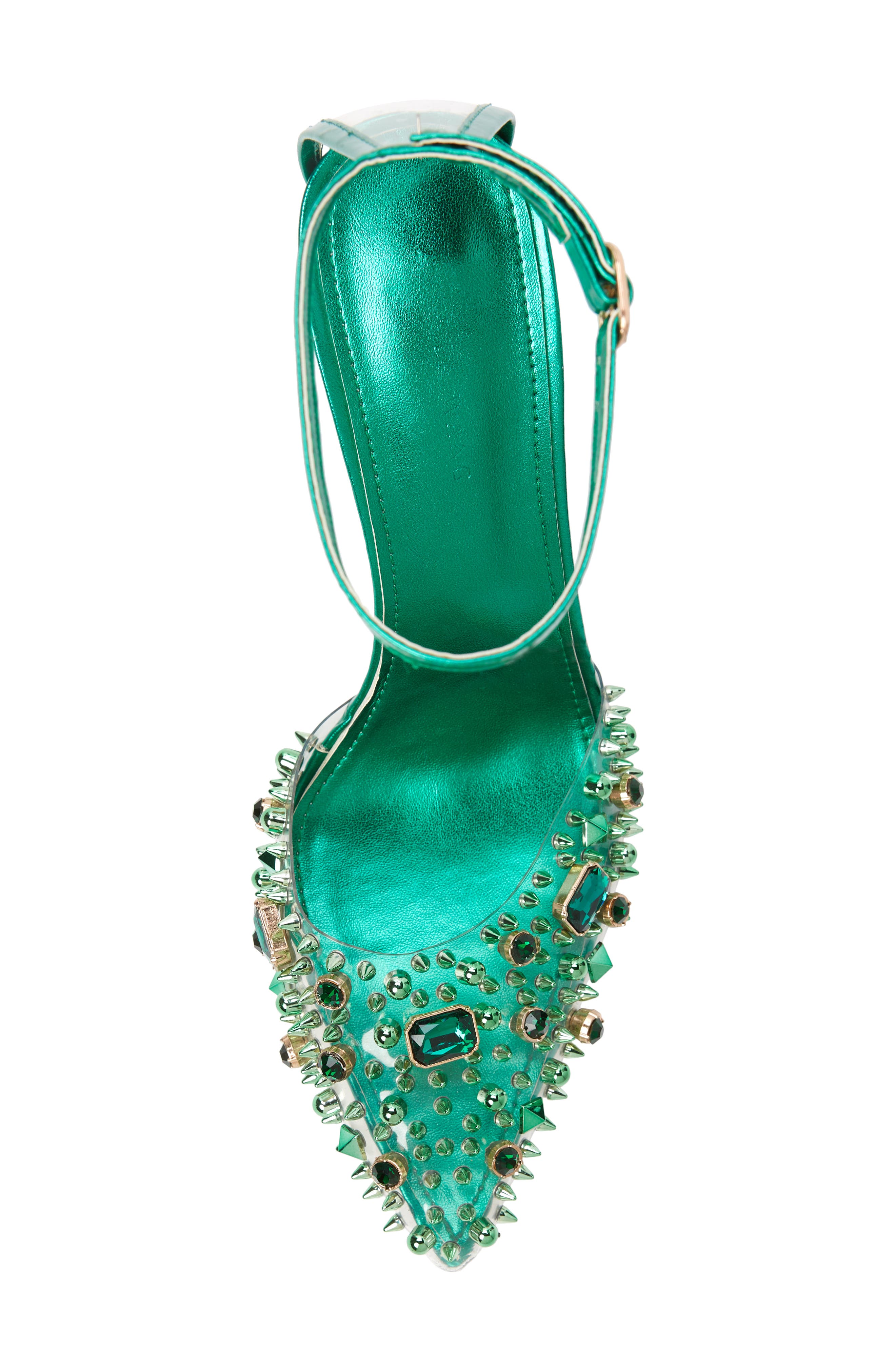 Popstar Sandal, Alternate, color, EMERALD