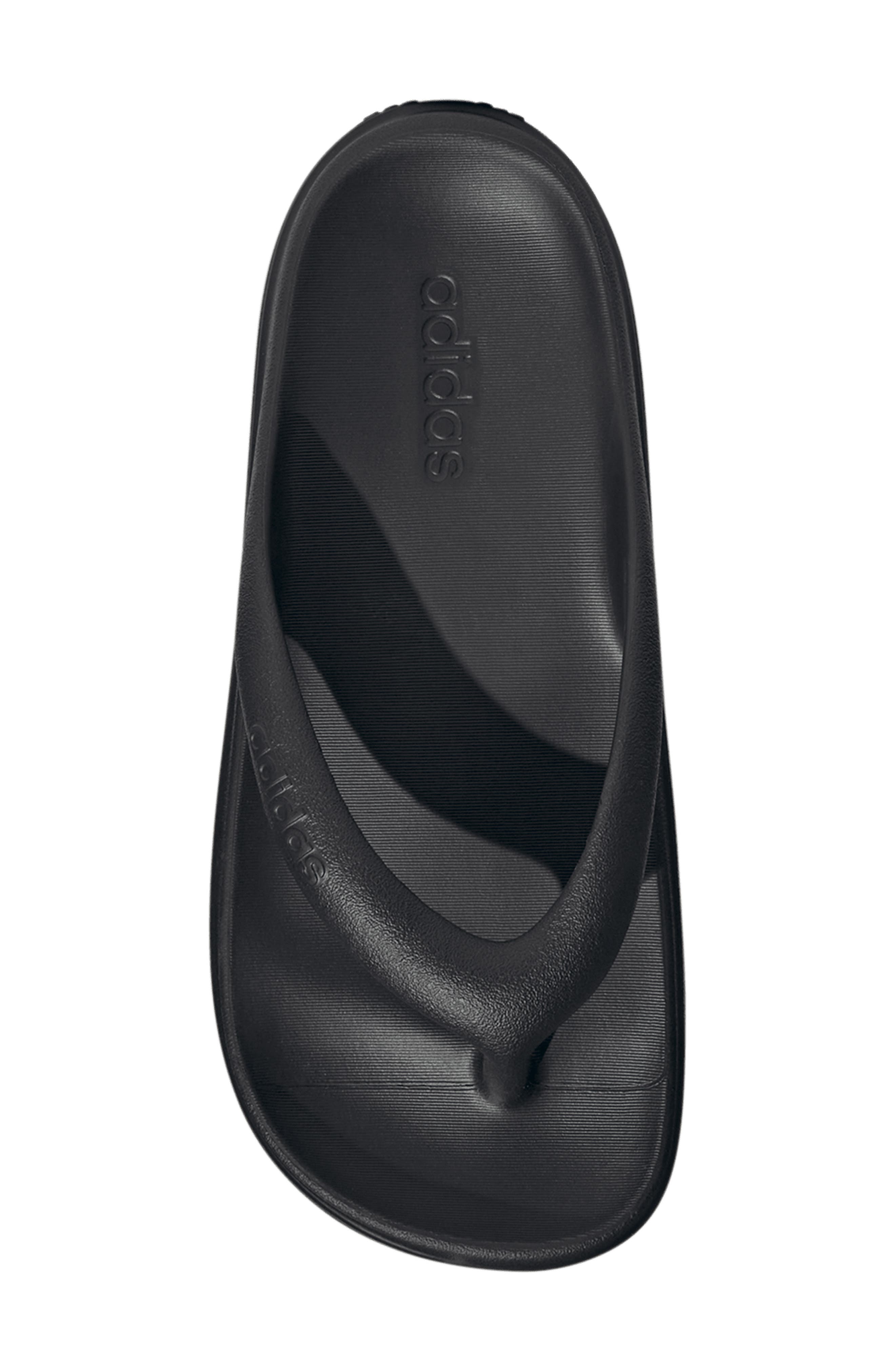 adidas Adilette Lumia Flip Flop, Alternate, color, Core Black/ Core Black