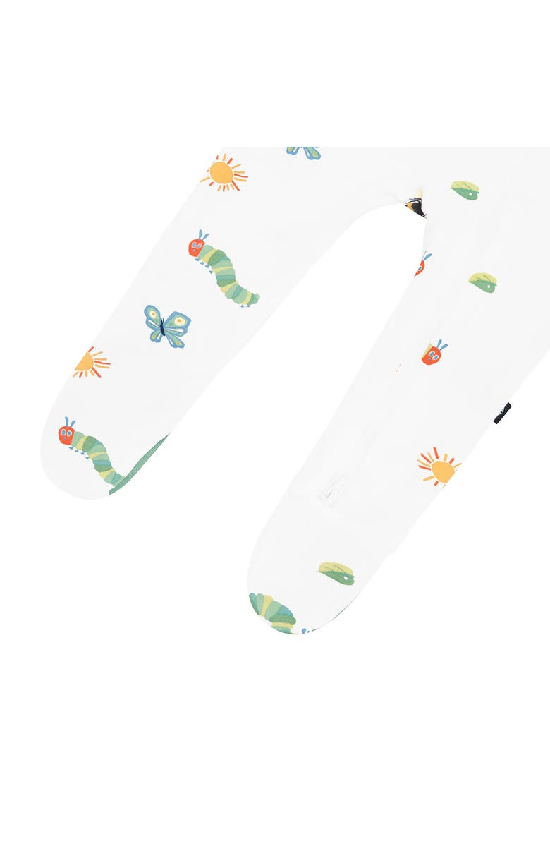 Kyte BABY 'The Very Hungry Caterpillar' Zip-Up Footie, Alternate, color, The Very Hungry Caterpillar