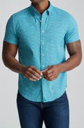 UNTUCKit Halloway Floral Short Sleeve Performance Button-Down Shirt