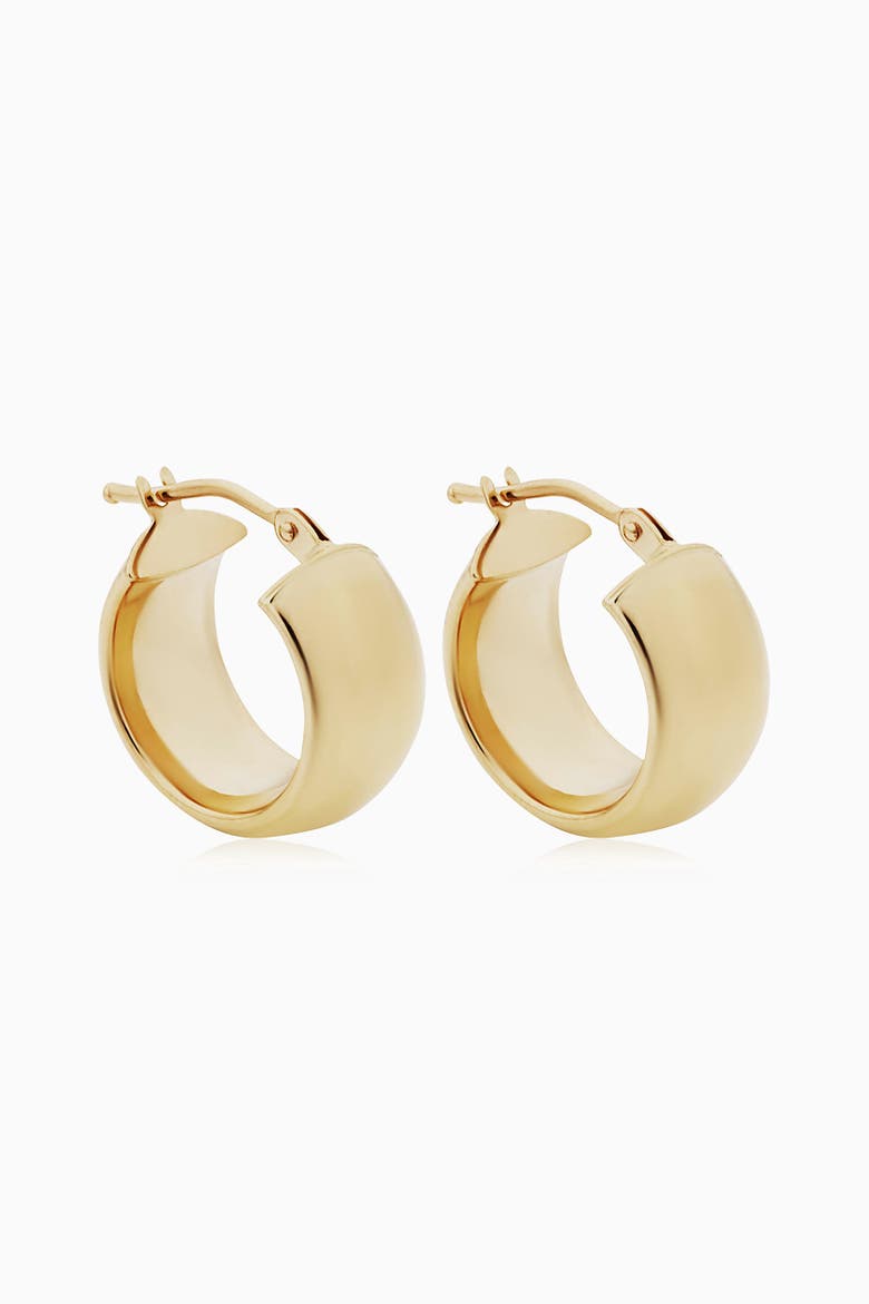 14K Gold High Society Hoops Earrings, Alternate, color, Yellow Gold
