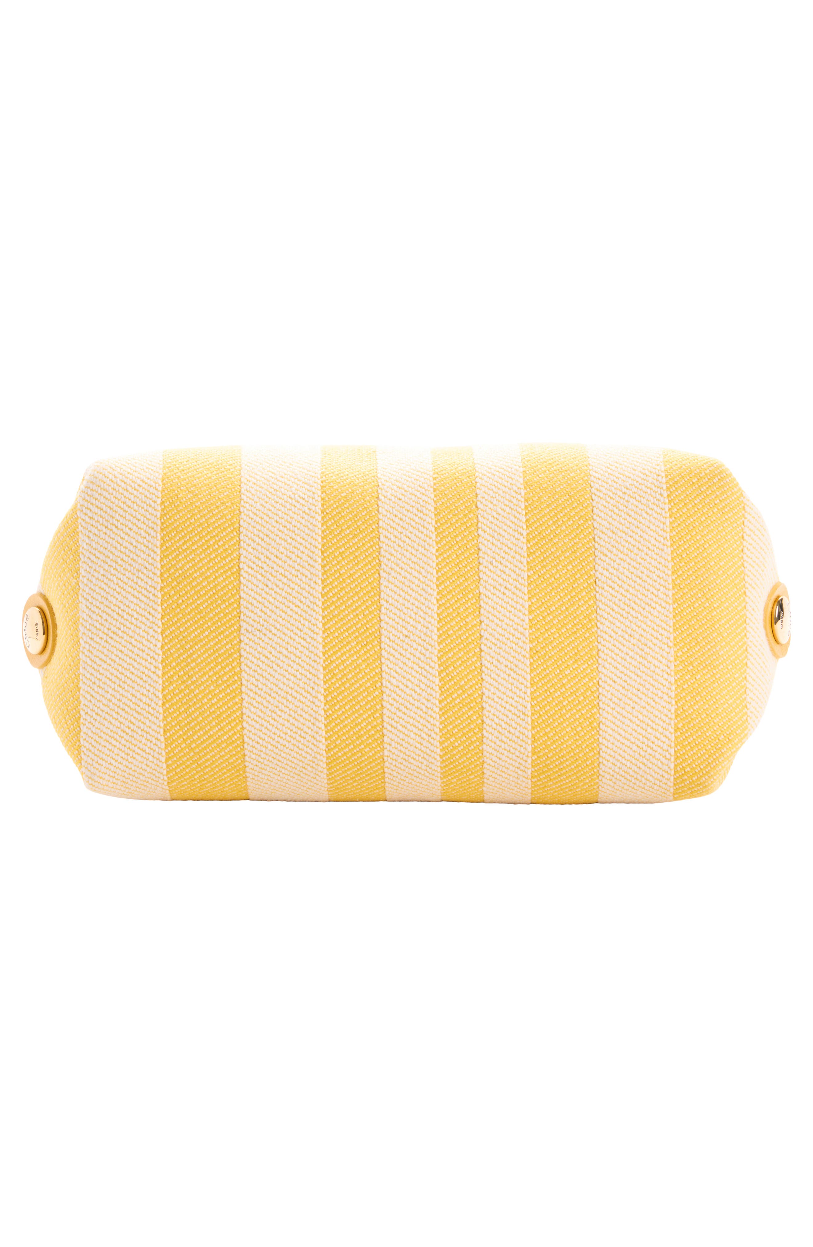 Mini Stripy Jacquard Stripe Crossbody Tote, Alternate, color, RADIANT YELLOW