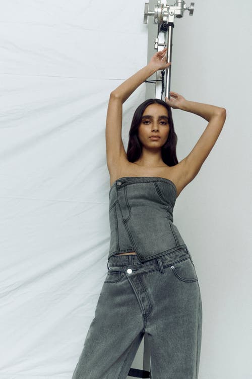 One Of Others Hutton Bustier In Storm