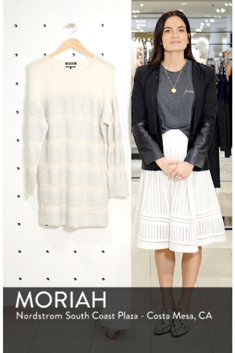 Metallic Stripe Sweater Dress (Nordstrom Exclusive) video
