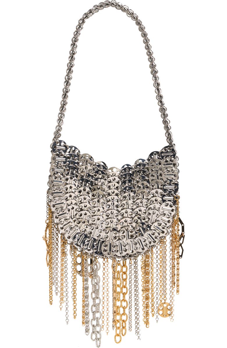 Rabanne 1969 Nano Iconic Tassel Shoulder Bag, Alternate, color,