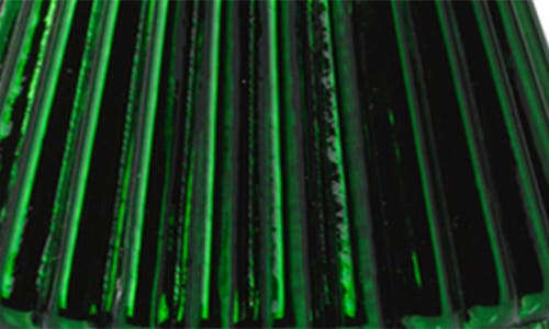 Zodax Set Of 2 Dembe Glass Tree Figurines In Green