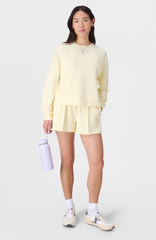 Sweaty Betty Sand Wash Cloud Sweatshirt In Yellow