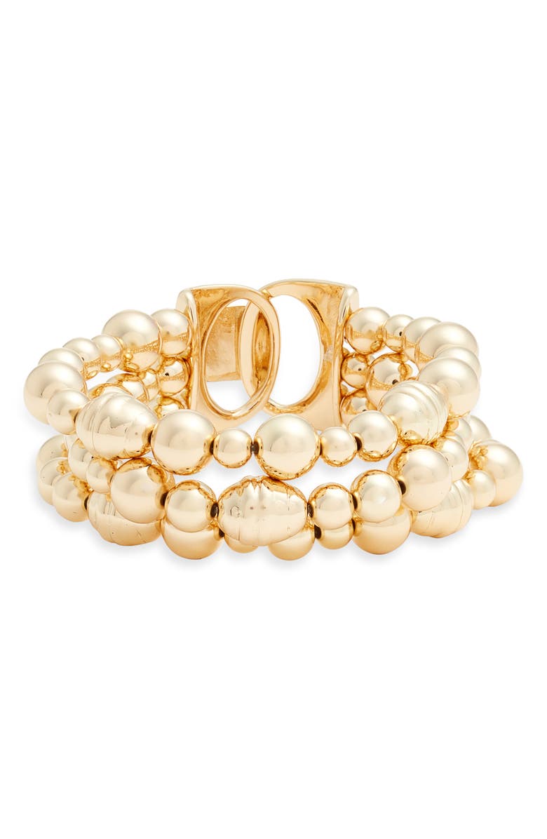 Nordstrom Triple Strand Beaded Bracelet, Main, color,