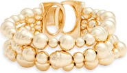 Nordstrom Triple Strand Beaded Bracelet