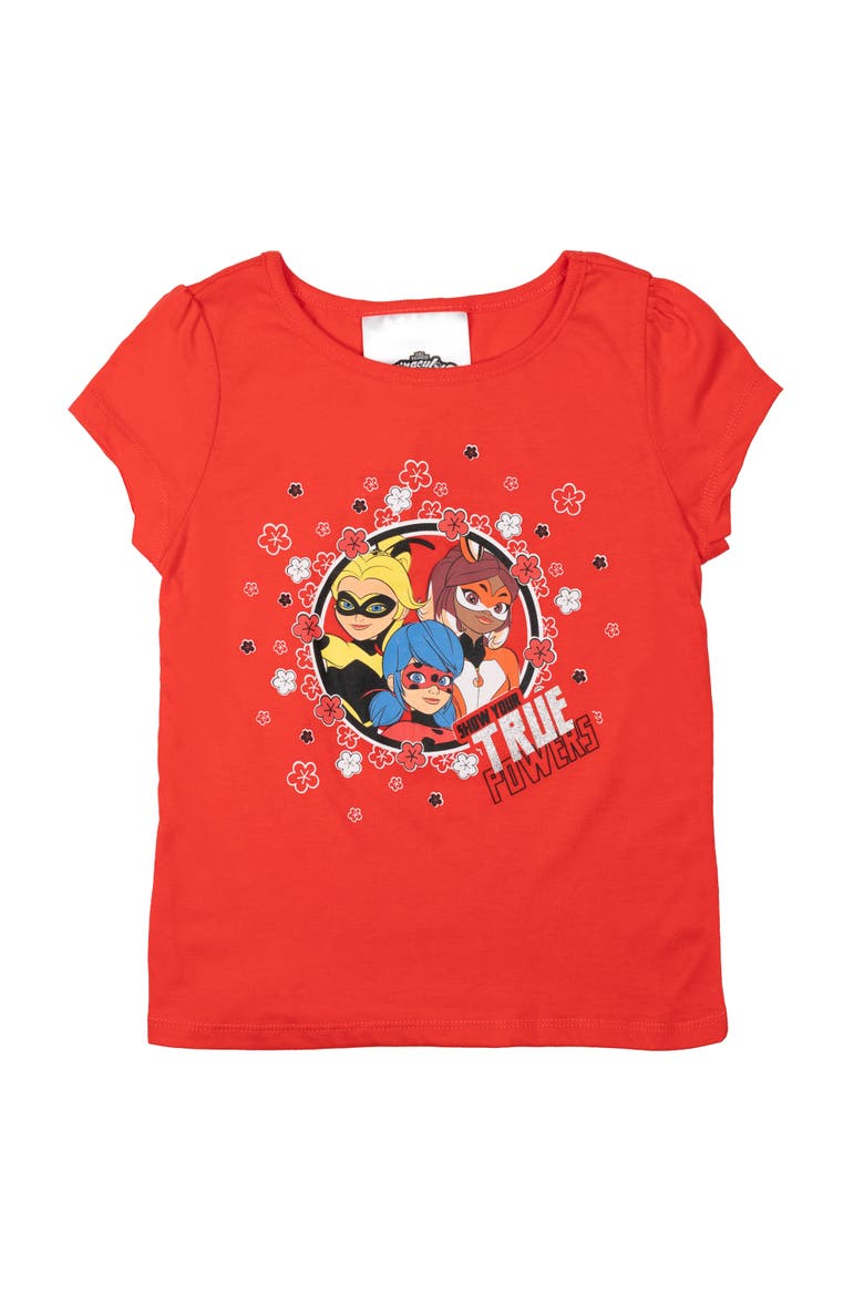 Cosplay T-Shirt and Tutu Skirt Set, Alternate, color, Ladybug Red