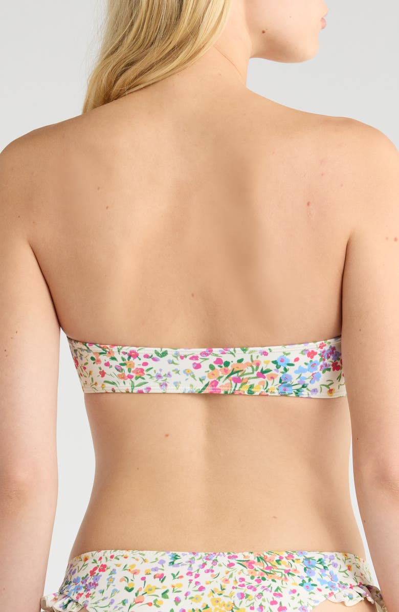 PacSun Ruffle Bandeau Bikini Top, Alternate, color, Wildflower