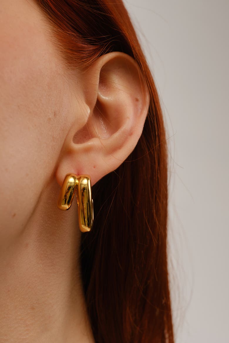 Illusion Hoops, Alternate, color, Gold