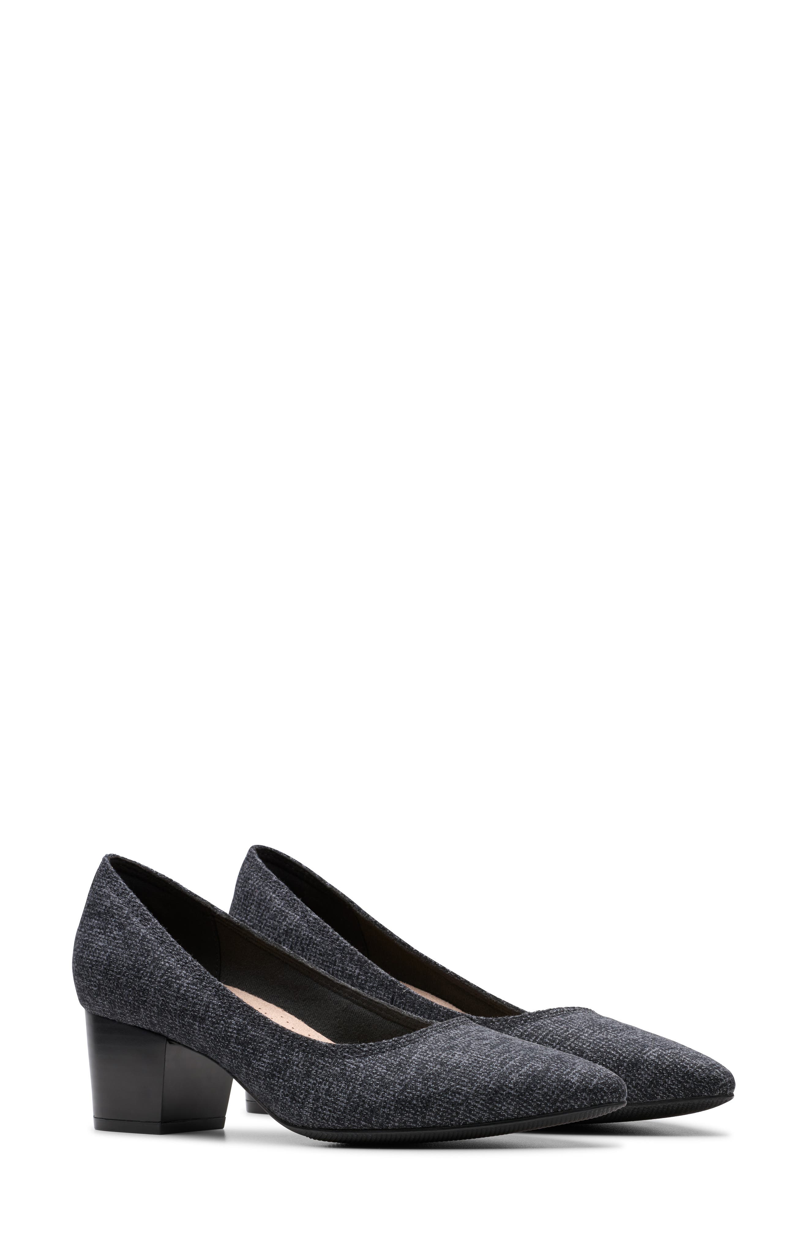 Clarks<sup>®</sup> Ellaine Hope Pump, Alternate, color, Charcoal Intrest
