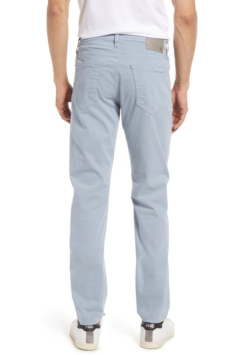 Tellis Slim Fit Sateen Pants (Nordstrom Exclusive), Alternate, color, COLDWATER SLATE